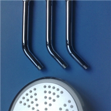 不锈钢材料六角一体成型入墙式淋浴弯管、吊顶弯管、花洒弯管