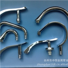 快速电热水龙头弯管，一体成型不锈钢材质，花洒外圈可配不锈钢