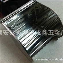 厂家热销带盖单层弧形304不锈钢纸巾架