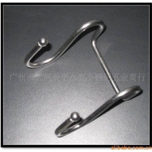 全不锈钢S钩挂钩双S钩S型钩加粗加厚圆珠头配件钩