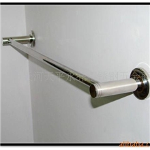 供应831不锈钢圆底座亮光单杆浴巾杆