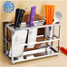 板式不锈钢厨房用品筷子砧板刀架板式不锈钢刀架批发
