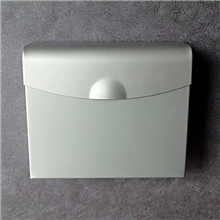 厂家直销批发太空铝方形浴室纸巾架封闭纸巾架永不生锈高档纸巾架