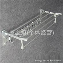 浴室架折叠浴巾架折叠毛巾架折叠置物架折叠太空铝浴巾架亚