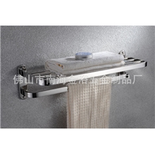 厂家直销最新款304不锈钢毛巾架浴巾架质保十年永不生锈