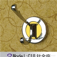 泽颖五金厂生产批发C18钛金单钩/服装挂钩/衣帽钩/不锈钢钩