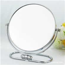 实用的折叠化妆镜美容镜便携镜子双面镜旅行镜6英寸
