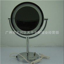 【千丽镜业厂】专业定制单杆化妆镜/QL-5109壁式带灯3X美容镜