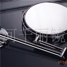 【千丽镜业厂】定做挂墙美容镜/浴室镜/QL-1088圆底座挂壁美容镜