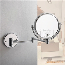 【千丽镜业厂】供浴室镜/美容镜/360度旋转壁镜/双面挂式美容镜
