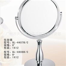 【千丽镜业厂】台式粗管双面化妆镜｜卧室美容镜｜居室美容镜