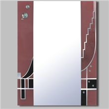 浴室镜，卫生间镜子，银镜，工艺镜，高档装饰镜，80X60CM