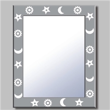 四方无框喷砂浴室镜卫生间镜子工艺镜银镜化妆镜D054