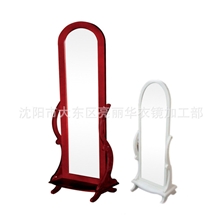 亮丽华定做全身落地穿衣镜木质试衣镜欧式时尚全身镜子