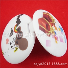 厂家镜子【Fascinate】印花系列爆款圆镜两倍放镜化妆镜