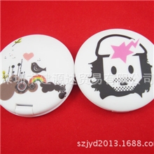 化妆镜厂家【Fascinate】印花系列圆镜两倍放镜化妆镜