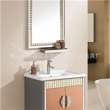 卫仕洁批发304不锈钢浴室柜组合0.7米浴室吊柜洗脸台盆WSJ-836