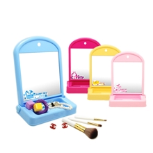 2元店包邮B091日用百货高档化妆镜2013新款台式镜子创意地滩货源