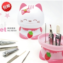 2元店RB100美容美甲工具套装创意家居用品指甲剪美甲套装