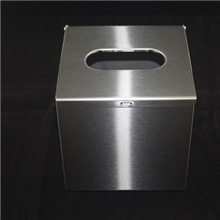 供应抽取式桌面正方形不锈钢纸巾盒，手纸盒，纸巾抽-完美细节