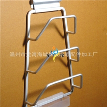 金怿洁具厂家供应太空铝三层锅盖架带接水盆厨房挂件