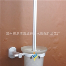 金怿洁具厂家直销太空铝马桶刷马桶杯厕所刷卫浴挂件