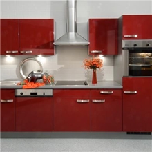 中式大方整体橱柜石英石台面实木板门板防潮板柜体整体厨房批发