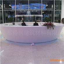 提供专业人造石.石英石.大理石.石材异型加工安装（百度接待台）