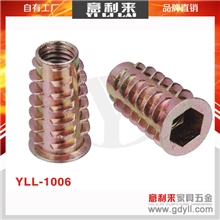 厂家低价多款非标M10家具五金件/内外牙/t梯型形锁紧预埋螺母