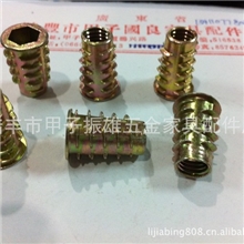 梯形螺母锌合金内外牙8*20有介