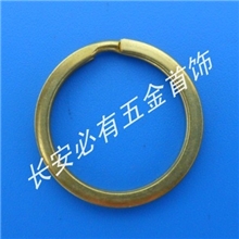 供应皮具铜配件黄铜钥匙环黄铜钥匙圈