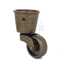 厂家直销家具脚轮万向轮，锌合金脚轮万向轮，E201