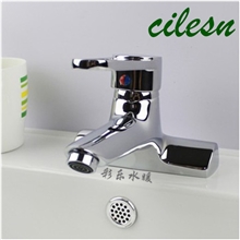 水龙头厂家批发铜单把面盆龙头厨房水龙头冷热菜盆龙头1023