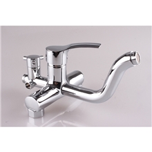 优质卫浴洁具厕所三联冷热水龙头单把铜龙头淋浴水龙头