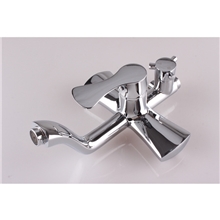 热销供应花洒水龙头入墙式浴室水龙头三联淋浴冷热水龙头