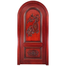 厂家直销缅甸柚木别墅门原木门厂家水曲柳原木门BCGM-018