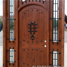 瑞尔信诚信通厂家生产实木烤漆门原木门园林古建大门特邀代理