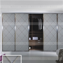 工程批量生产衣柜移门皮艺软包造型门特价