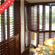 【厂家直销】上海百特斯实木定制折叠窗隔音防尘透气百叶窗