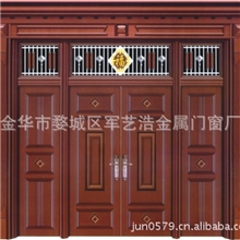 豪华紫金色大门、别墅门JYH-8002