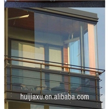 广州厂家专业承接8mm玻璃折叠门窗铝合金折叠窗阳台玻璃推拉窗