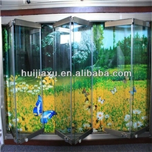 厂家大量供应无框玻璃折叠门玻璃阳台窗优质配件折叠推拉窗