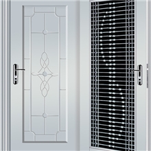 【厂家直销】祥腾门业豪华不锈钢套门系列二类花四类花6250款
