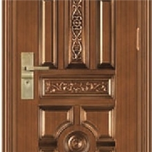 旺家红专业生产豪华甲级防盗门.仿铜门.