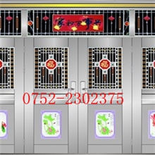 生产各类不锈钢蚀刻非标防盗单门