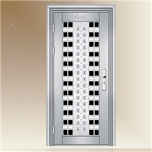 供应中高档304不锈钢防盗门和盼盼防盗门一样工艺精准佛山门厂