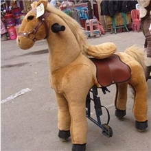 诸葛马中号大号小号，机械马，毛绒玩具,仿真儿童玩具马,木熊流马