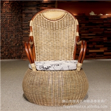 成都藤家具藤椅办公椅老板椅客厅家具中式风格手工打做