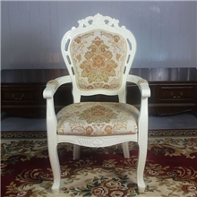 厂家直销现货供应欧式实木餐椅酒店扶手椅工程商务洽谈椅子