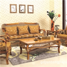 便宜藤家具华丽藤沙发古典藤木沙发组合